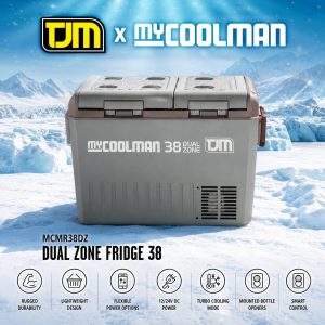 TJM kompressorkylbox 38L (Dual Zone)