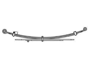 Bladfjäder bak Isuzu D-Max 2012–2020 | 5 blad | OE 8982825941