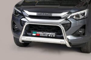 Frontbåge Isuzu D-Max 2024–, 63 mm, polerad rostfri