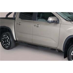 Sidosteg, ovala med steg, VW Amarok 2023–, svart