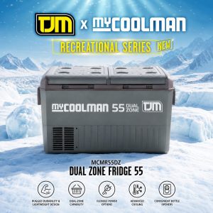 TJM kompressorkylbox 55L (Dual Zone)