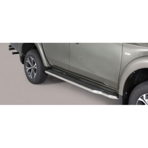 Sidosteg Fiat Fullback DC 2016– Ø50 mm (polerad rostfri)