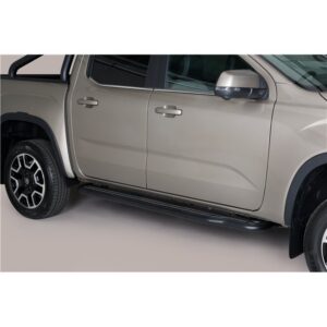 Sidosteg VW Amarok 2023– Ø50 mm (svart)