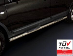 Sidorör med steg, lång version Nissan Qashqai 2010–2013, Ø70 mm