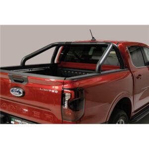 Störtbåge, Ford Ranger D/C 2023–, svart, 76 mm