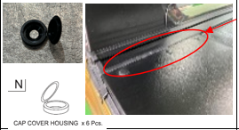 Skruvlock M6 till Aeroklas rullgardiner